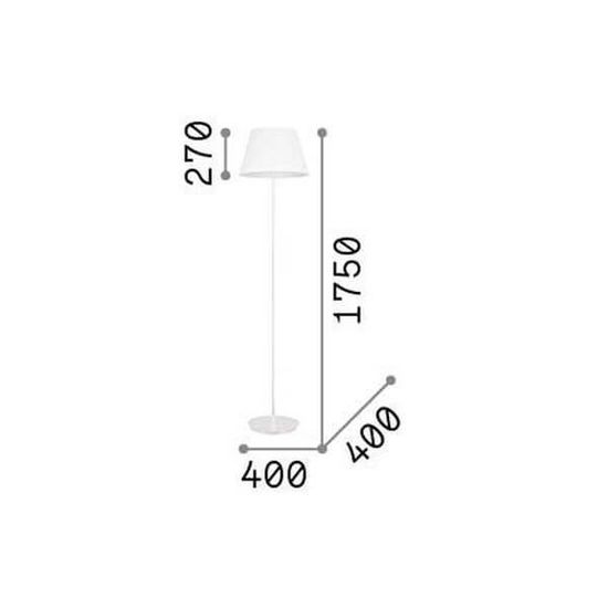 Ideal Lux CYLINDER Stehleuchte E27 2-fach ⌀400mm Weiss 111452