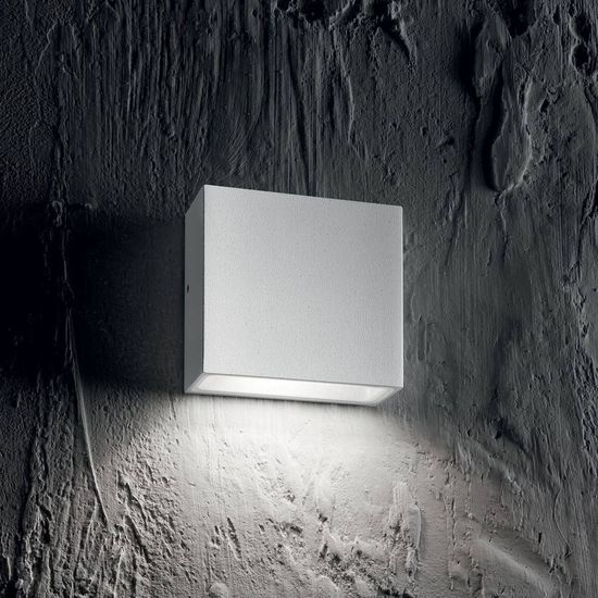 Ideal Lux TETRIS-1 Wandleuchte G9 dimmbar Weiss IP44 114293