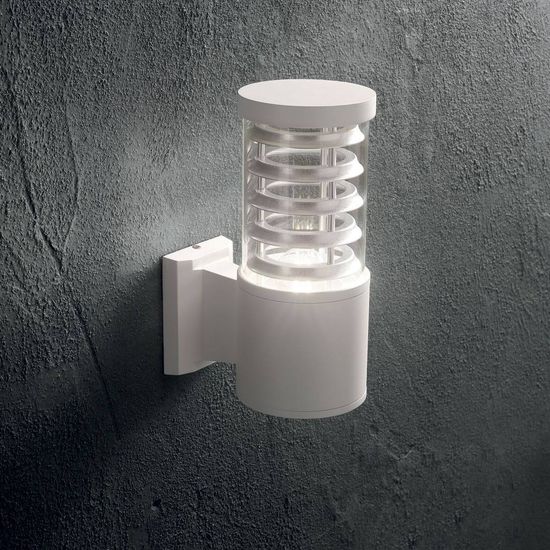 Ideal Lux TRONCO Wandleuchte E27 dimmbar Weiss IP44 118659