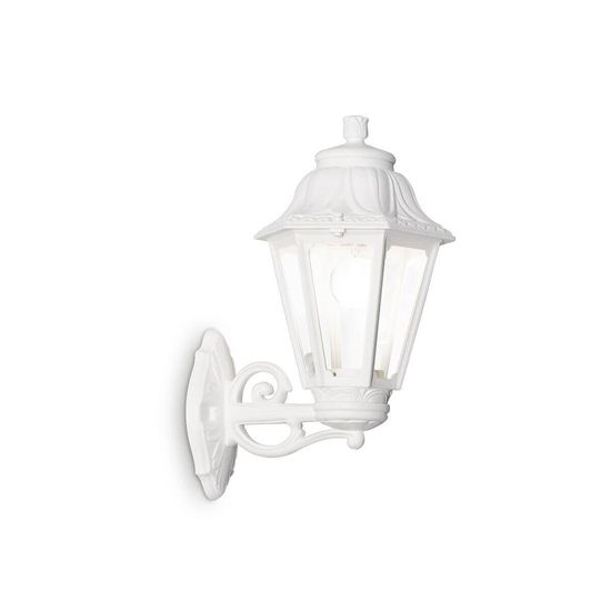 Ideal Lux DAFNE Wandleuchte E27 ⌀220mm dimmbar Weiss IP55 120423