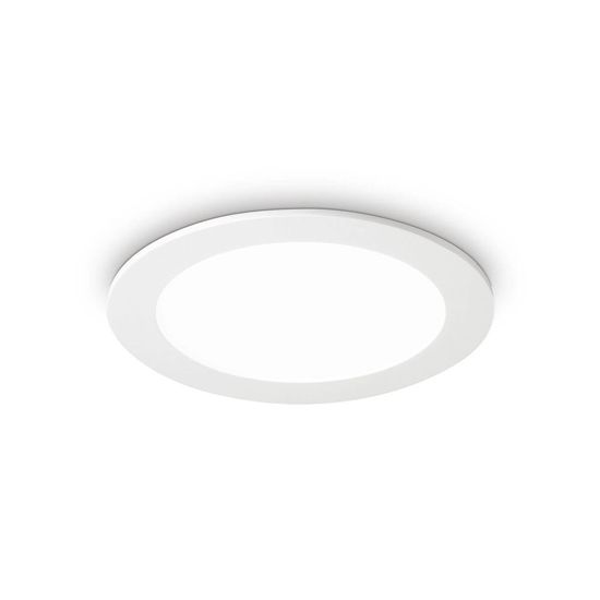 Ideal Lux GROOVE LED Einbauleuchte 10W ⌀118mm Weiss warmweiss 123974