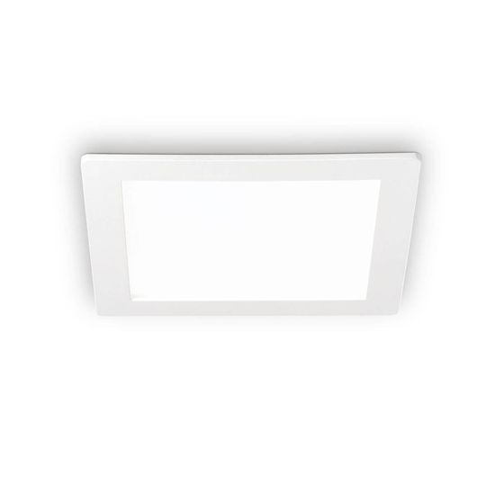 Ideal Lux GROOVE LED Einbauleuchte 20W Weiss warmweiss 124001