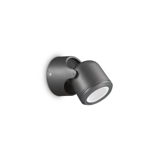 Ideal Lux XENO Wandleuchte GU10 dimmbar Schwarz IP44 129464