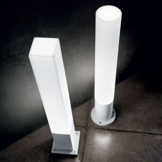 Ideal Lux EDO OUTDOOR Stehleuchte GX53 ⌀155mm dimmbar Weiss IP44 135755