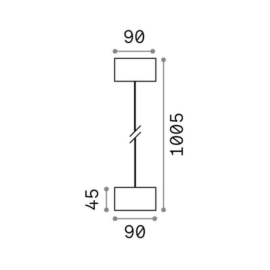 Ideal Lux CLIO Pendelleuchte E27 ⌀90mm dimmbar Anthrazit IP44 136073