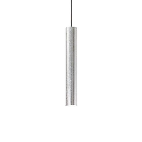 Ideal Lux LOOK GU10 Pendelleuchte ⌀60mm dimmbar Silber warmweiss 141800