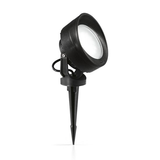 Ideal Lux LITIO GX53 Bodenleuchte 10W dimmbar Schwarz IP66 CCT einstellbare Lichtfarbe 145358