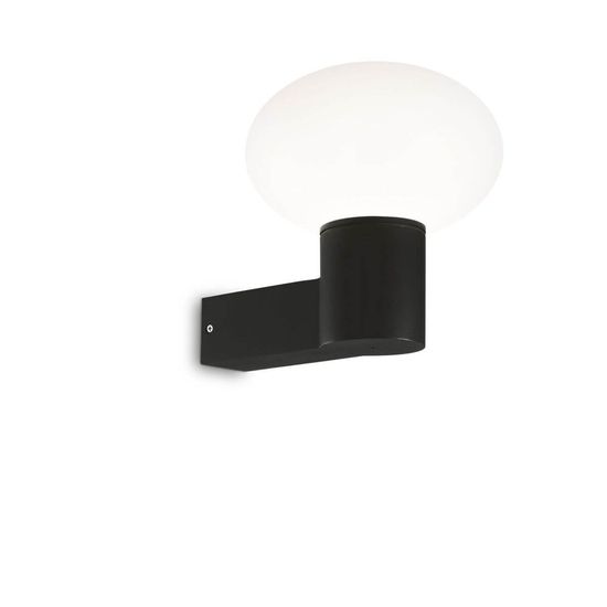 Ideal Lux CLIO Wandleuchte E27 dimmbar Schwarz IP44 146799