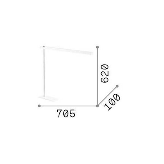 Ideal Lux GRU LED Tischleuchte 6,3W Schwarz warmweiss 147659