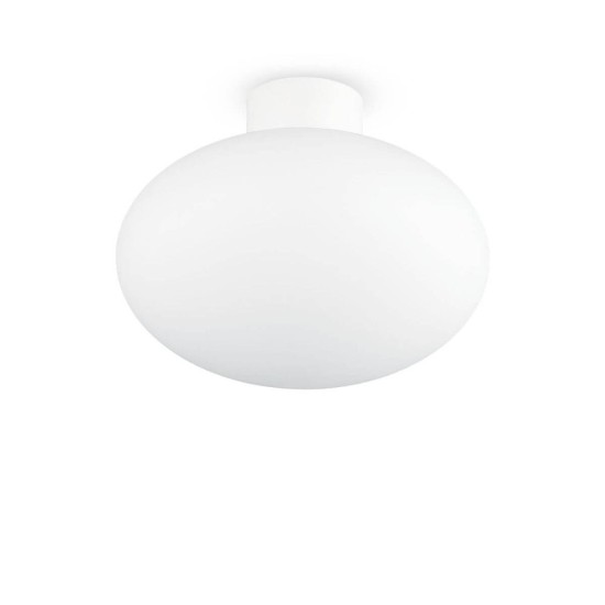 Ideal Lux CLIO Deckenleuchte E27 ⌀90mm dimmbar Weiss IP44 148847