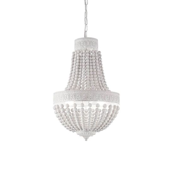 Ideal Lux MONET Pendelleuchte E14 6-fach ⌀500mm dimmbar Weiss 162751