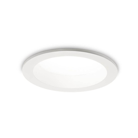 Ideal Lux BASIC LED Einbauleuchte 30W ⌀183mm Weiss neutralweiss 193434