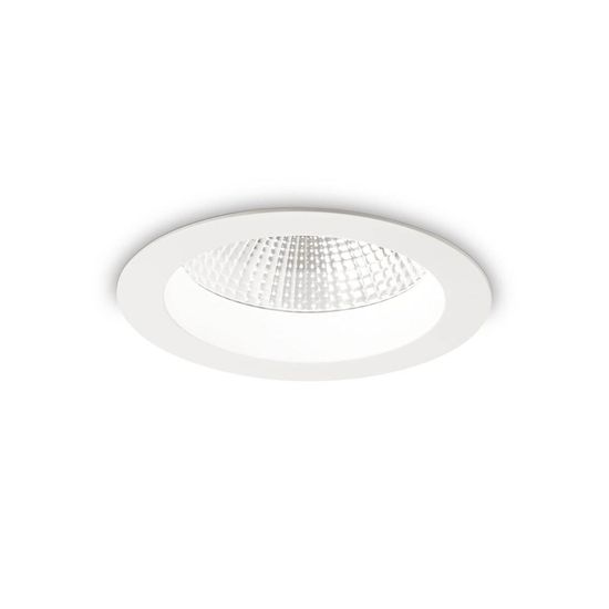 Ideal Lux BASIC LED Einbauleuchte 20W ⌀144mm Weiss warmweiss 193472