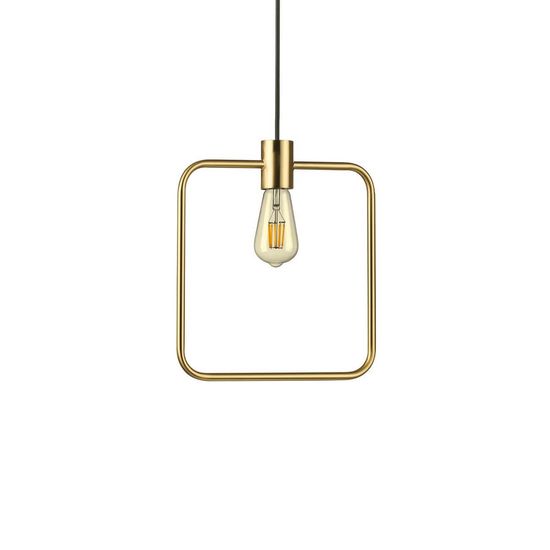 Ideal Lux ABC Pendelleuchte E27 dimmbar Messing 207858