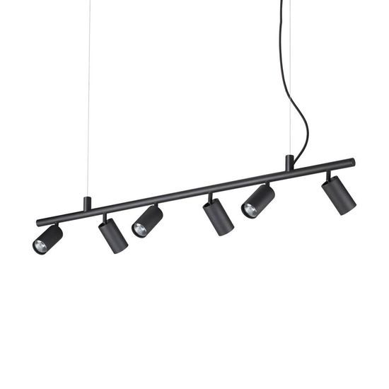 Ideal Lux DYNAMITE GU10 Pendelleuchte 6x dimmbar Schwarz warmweiss 231396