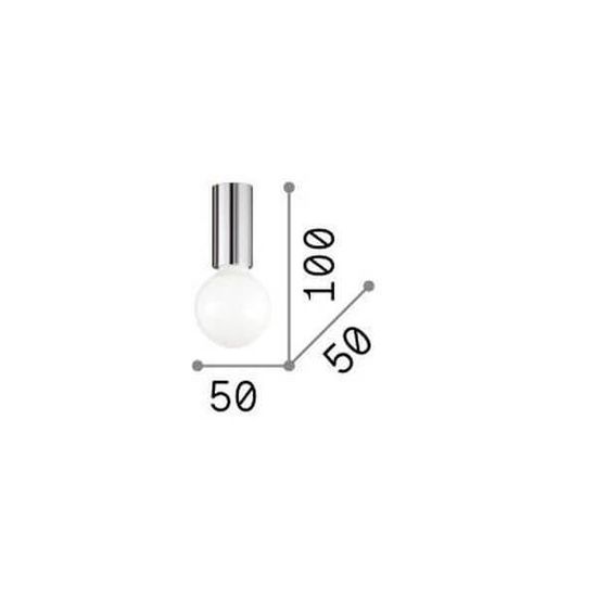 Ideal Lux PETIT E27 Deckenleuchte 8W ⌀50mm dimmbar Messing warmweiss 233031