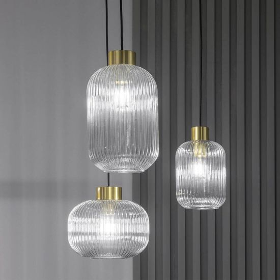 Ideal Lux MINT Pendelleuchte E27 ⌀240mm dimmbar Rauchglas 237398