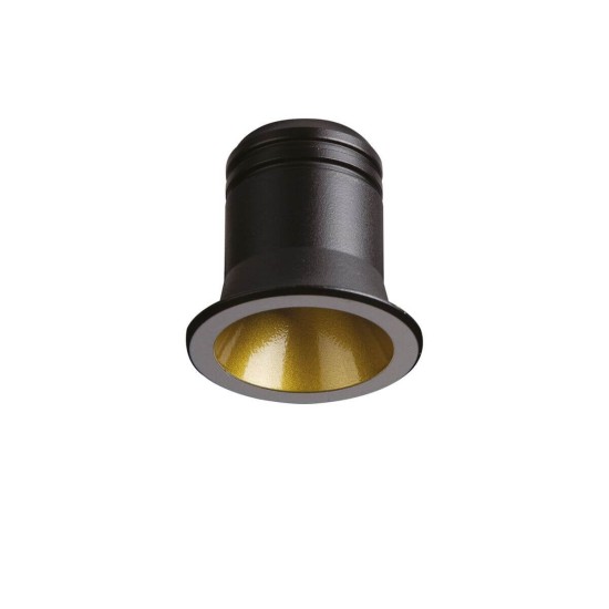 Ideal Lux VIRUS LED Einbauleuchte 3W ⌀40mm Schwarzgoldgold warmweiss 244853