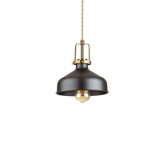 Ideal Lux ERIS Pendelleuchte E27 ⌀330mm dimmbar Schwarz 249063