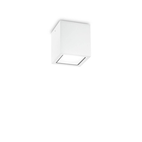 Ideal Lux TECHO Deckenleuchte GU10 dimmbar Weiss IP54 251561