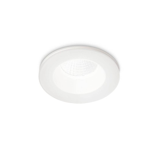 Ideal Lux ROOM-65 LED Einbauleuchte 8W ⌀98mm Weiss warmweiss 252025