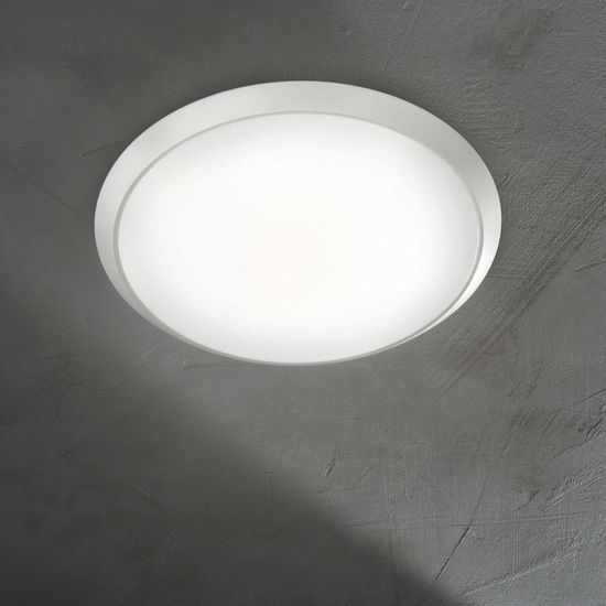 Ideal Lux GEMMA LED Deckenleuchte 12W ⌀290mm Weiss warmweiss 252599