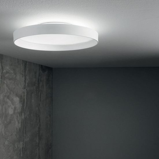 Ideal Lux FLY LED Deckenleuchte 26W ⌀450mm Weiss IP40 warmweiss 254272