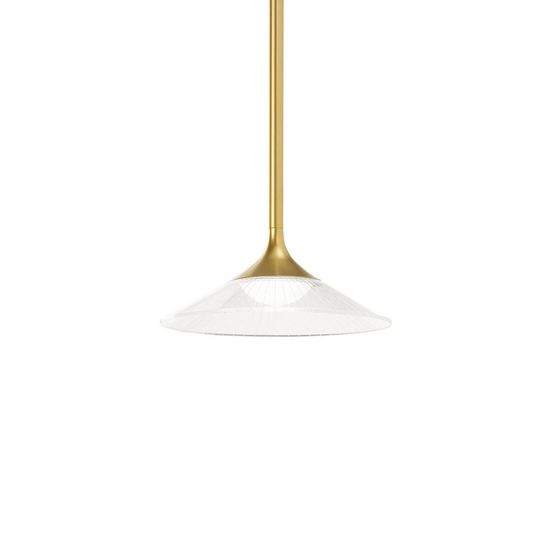 Ideal Lux TRISTAN LED Pendelleuchte 5W ⌀180mm Gold warmweiss 256443