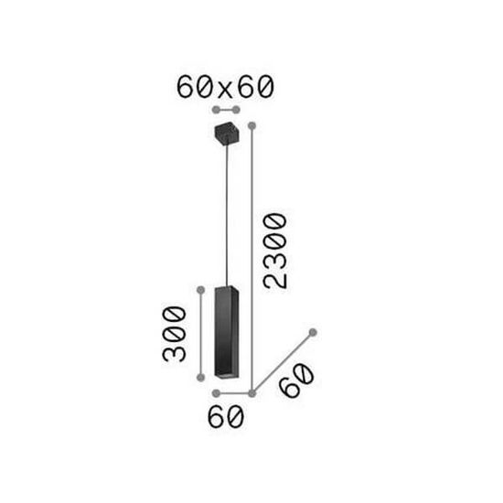 Ideal Lux SKY GU10 Pendelleuchte dimmbar Messing warmweiss 259017