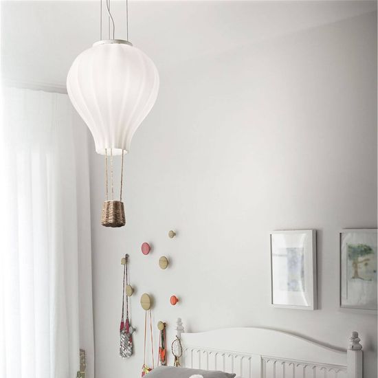 Ideal Lux DREAM BIG Pendelleuchte E27 ⌀420mm dimmbar Weiss 261195