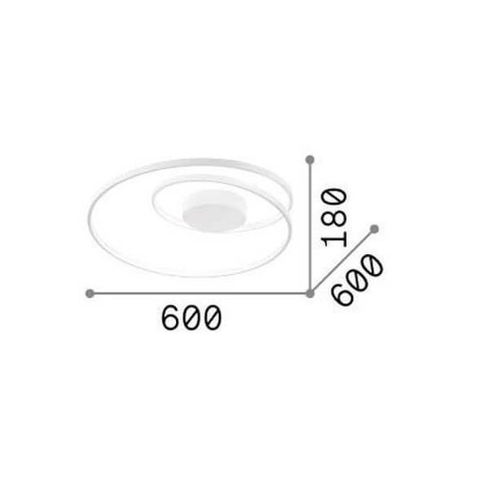 Ideal Lux OZ LED Deckenleuchte 48W ⌀600mm Messing warmweiss 269429