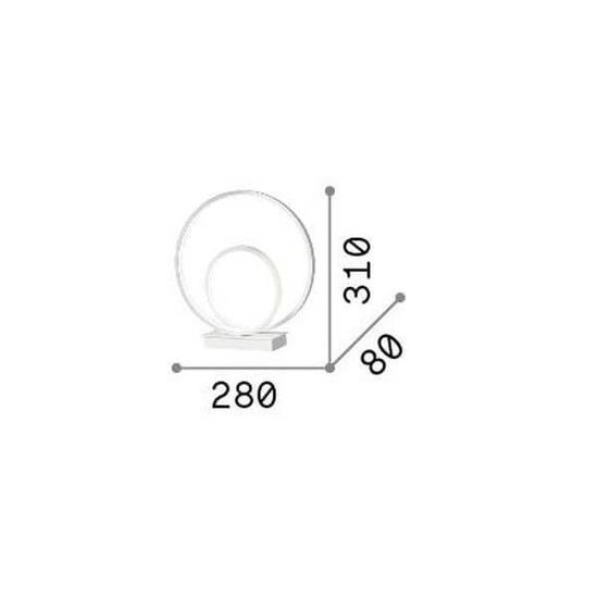 Ideal Lux OZ LED Tischleuchte 23W Schwarz warmweiss 269481