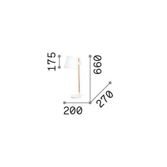 Ideal Lux AXEL Tischleuchte E27 ⌀200mm Weiss 282091