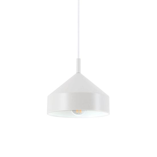 Ideal Lux YURTA Pendelleuchte E27 ⌀210mm dimmbar Weiss 285146