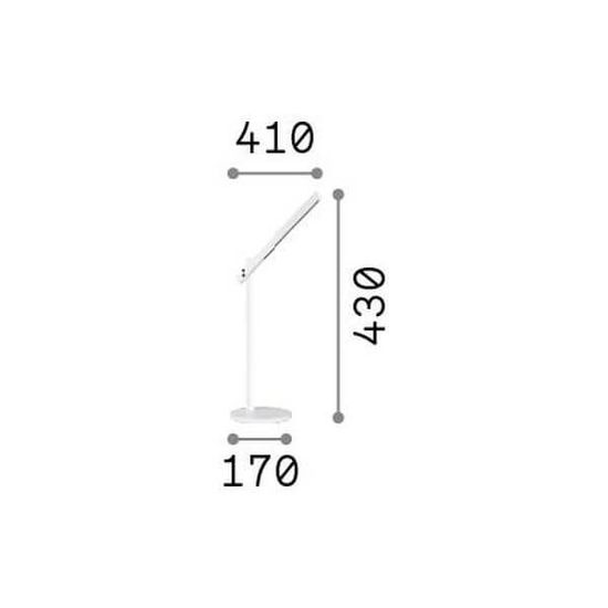 Ideal Lux PIVOT LED Tischleuchte 7,5W dimmbar Schwarz CCT einstellbare Lichtfarbe 289151