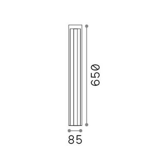 Ideal Lux KURT LED Stehleuchte 12W Schwarz IP54 neutralweiss 293172