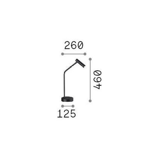 Ideal Lux EASY LED Tischleuchte 3,5W Schwarz warmweiss 295534