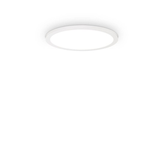 Ideal Lux FLY LED Deckenleuchte 18W ⌀350mm Weiss IP40 warmweiss 306643