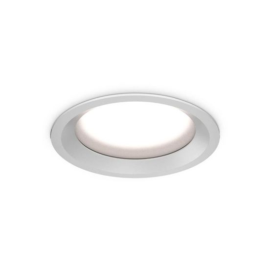 Ideal Lux BASIC IP65 LED Einbauleuchte 28W ⌀241mm Weiss warmweiss 312132