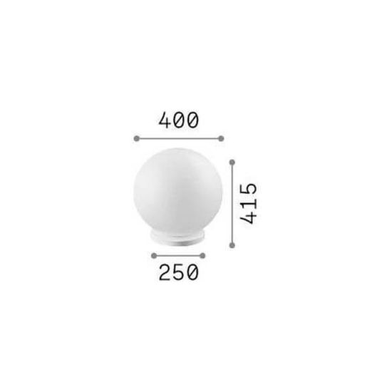 Ideal Lux CARTA Stehleuchte E27 ⌀400mm Weiss 317144