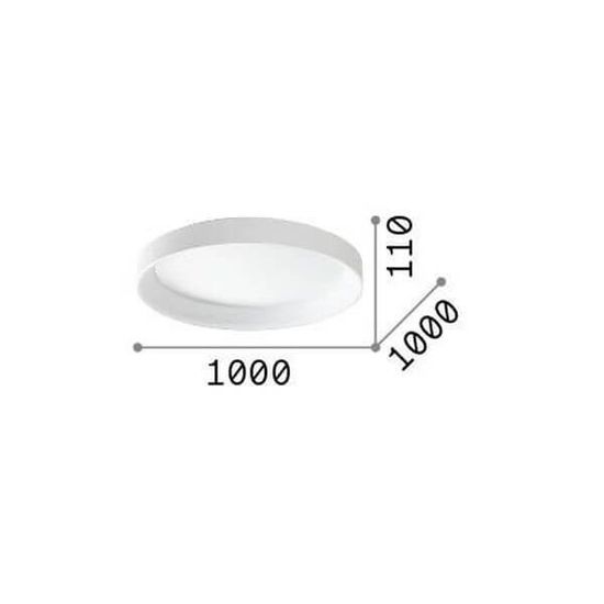 Ideal Lux ZIGGY LED Deckenleuchte 90W ⌀1000mm Weiss warmweiss 321592