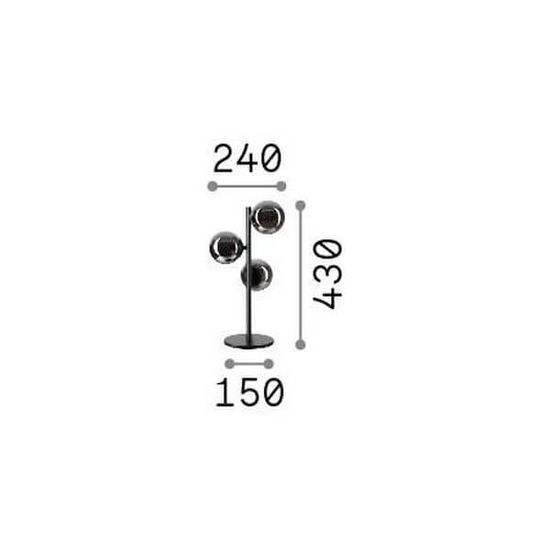 Ideal Lux PERLAGE G9 Tischleuchte 3x ⌀240mm Amber warmweiss 322759