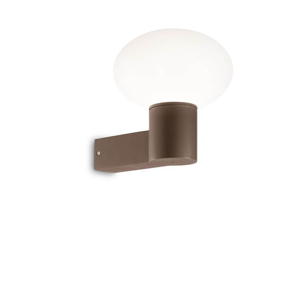 Ideal Lux CLIO Wandleuchte E27 dimmbar Braun IP44 326788