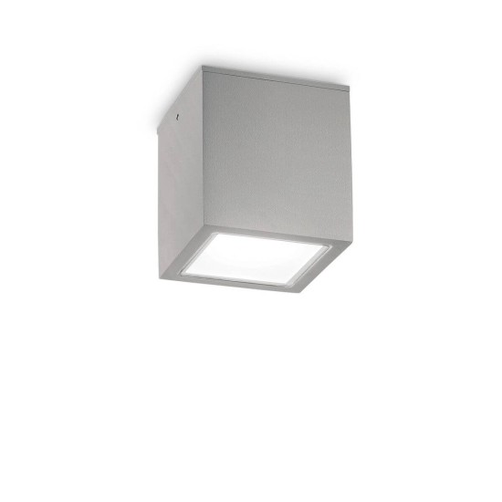 Ideal Lux TECHO Deckenleuchte GU10 dimmbar Grau IP54 326887