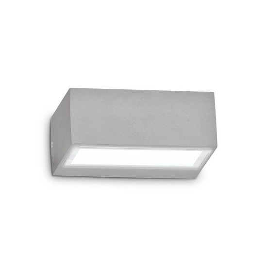 Ideal Lux TWIN Wandleuchte G9 dimmbar Grau IP44 326979