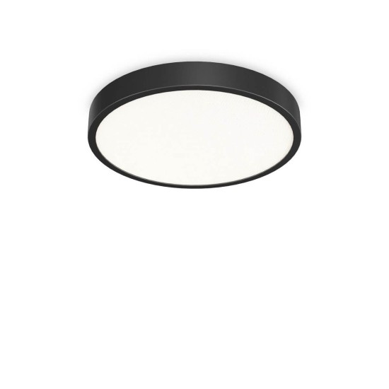 Ideal Lux RAY LED Deckenleuchte 44W ⌀600mm Schwarz IP44 CCT einstellbare Lichtfarbe 327686