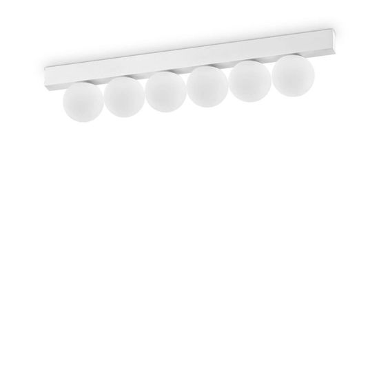 Ideal Lux PING PONG LED Deckenleuchte 6x 6x18W Weiss warmweiss 328256