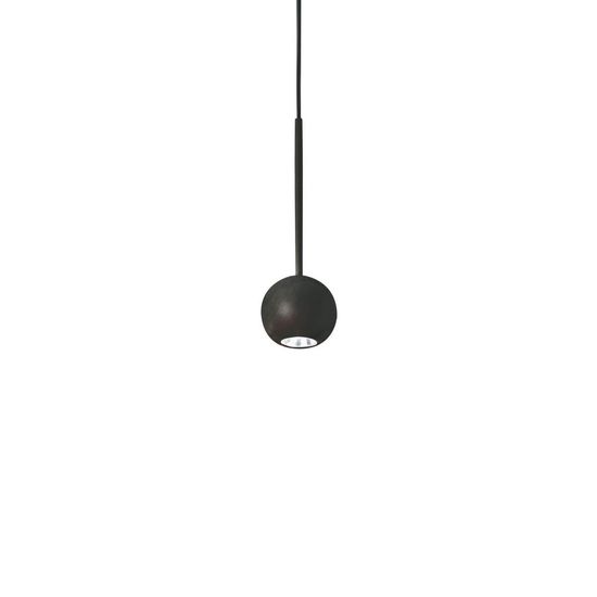 Ideal Lux ARCHIMEDE LED Pendelleuchte 4W ⌀90mm Schwarz warmweiss 328355