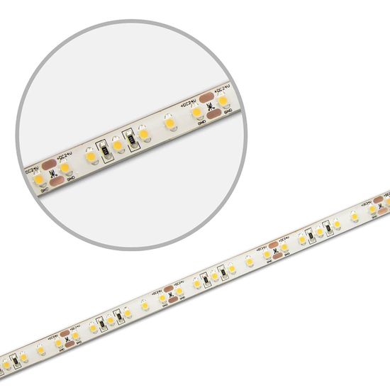 ISOLED LED AQUA827 Flexband Streifen, 24V, 10W, IP68, warmweiß, 120 LED/m