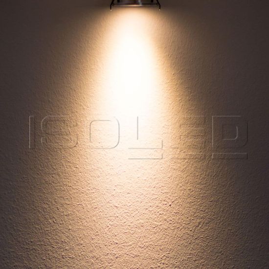 ISOLED LED Einbaustrahler, 3W, 45°, rund, Alu-geb., warmweiß